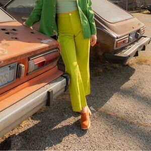 Big Bud Press Western Pants in Gross Green